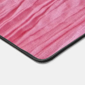 Crinkled roze crêpe stof bureaumat (Hoek)