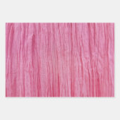 Crinkled roze crêpe stof inpakpapier vel (Voorkant 2)