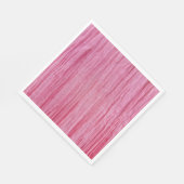 Crinkled roze crêpe stof servet (Hoek)