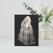 Crinoline jurk, 1850-60 briefkaart (Staand voorkant)