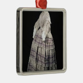 Crinoline jurk, 1850-60 metalen ornament (Rechts)