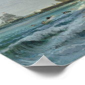 Crinolines on the Beach, Fecamp, 1871 Poster (Hoek)