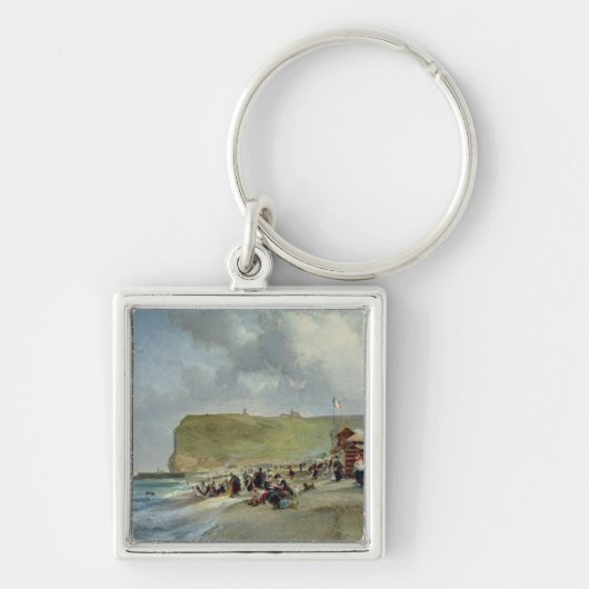 Crinolines on the Beach, Fecamp, 1871 Sleutelhanger (Voorkant)