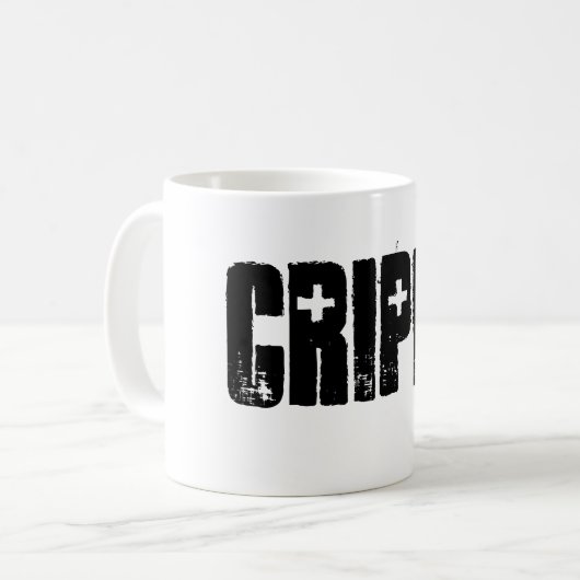 Cripes. Laat uw mok het allemaal zeggen. (Voorkant links)