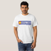 Cripple Creek Colorado lokale vlag waarde t-shirt (Voorkant volledig)