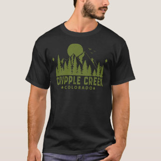 Cripple Creek Colorado Mountain Uitzicht Classic T T-shirt