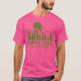 Cripple Creek Colorado Mountain Uitzicht T-shirt