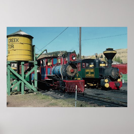 Cripple Creek, Victor Railway, Colorado, VS Poster (Voorkant)
