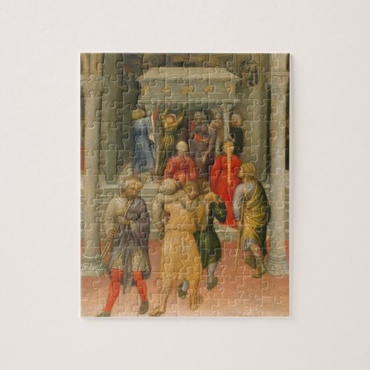 Crippled and Sick Cured in Tomb of St. Nicholas Legpuzzel (Verticaal)
