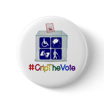 #CripTheVote-toets, 2 1/4 inch, rond
