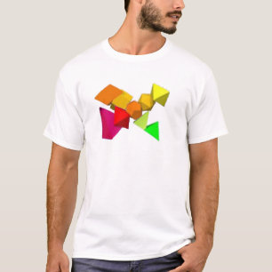 Cris Cross geometrische vormen T-shirt Design