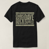 Cris Rock Dave Chappelle RETRO STIJL T-shirt (Design voorkant)