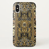 Crisaque Ponce Elegant Chic Monogram Case-Mate iPhone Case (Achterkant)