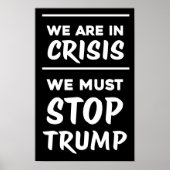 CRISIS Anti-Trump | Blk | Protest Poster (Voorkant)