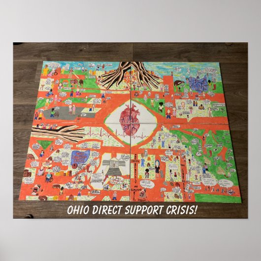 Crisis bij Ohio Direct Support Poster (Voorkant)