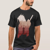 Crisis Core Ending, Zack Fair Hero Classic T-Shirt (Voorkant)
