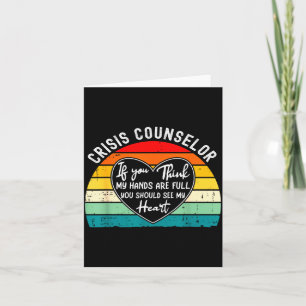 Crisis counselor waardering - zou mijn hart moeten kaart