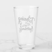 Crisis een kans maken glas (Achterkant)