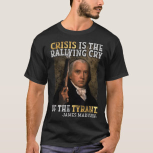 crisis is de verschrikkelijke grilling van de vier t-shirt