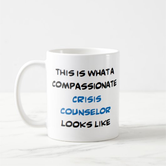 crisisadviseur , compassievol koffiemok (Links)