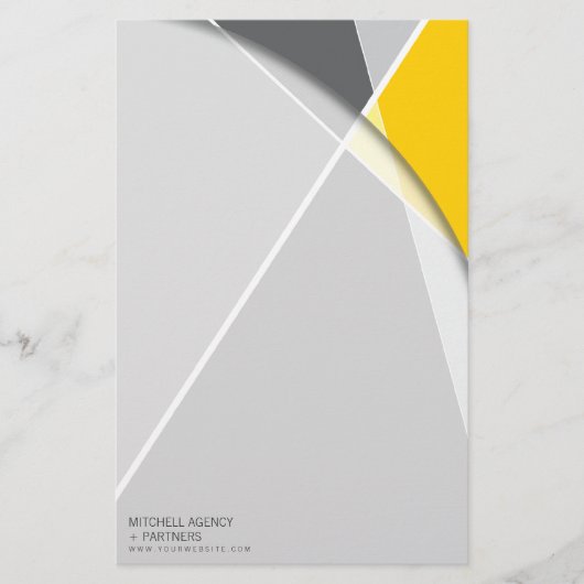 Crisiscross-geometrische patroonstijlvolle kunst briefpapier (Voorkant)