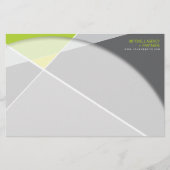 Crisiscross-geometrische patroonstijlvolle kunst briefpapier (Voorkant)