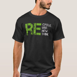 Crisismilieuactivisme Recyclen hergebruik vernieuw T-shirt