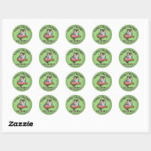 Crisp Chrispy Prez van Burgers Ronde Sticker (Vel)