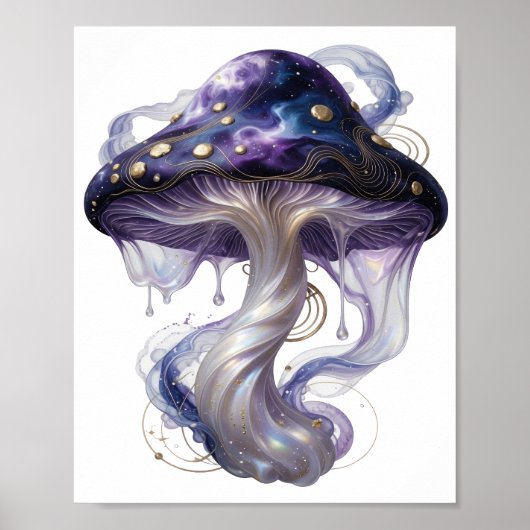 Crisp Goud ABSTRACTE KUNST Grafisch ontwerp Poster (Voorkant)