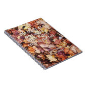 "Crisp Herfst" Fitzgerald, Gatsby, Spiral Notitieb Notitieboek (Rechterzijde)