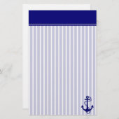 Crisp l Anchor Stationery met Letterhead Briefpapier (Voorkant / Achterkant)