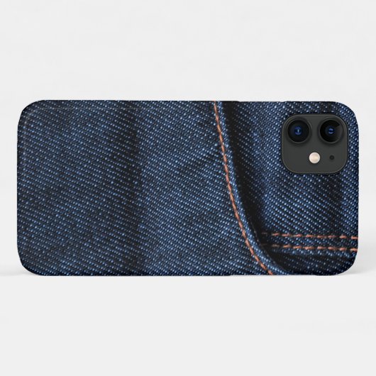 Crisp New Blue Jeans Pocket Case-Mate iPhone Case (Achterkant (horizontaal))