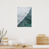 Crisp Ocean Wave - Luchtfoto Kustfotografie voor Poster (Keuken)