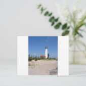 Crisp Point Lighthouse Briefkaart (Staand voorkant)