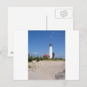 Crisp Point Lighthouse Briefkaart (Voorkant / Achterkant)