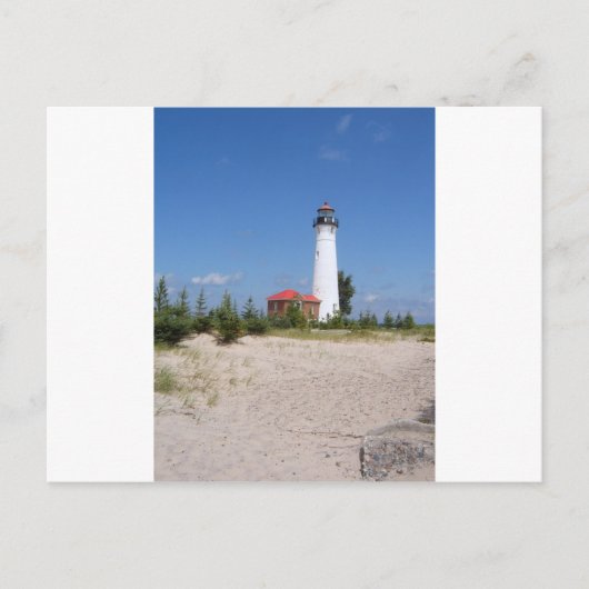 Crisp Point Lighthouse Briefkaart (Voorkant)