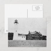 Crisp Point Lighthouse Briefkaart (Voorkant / Achterkant)