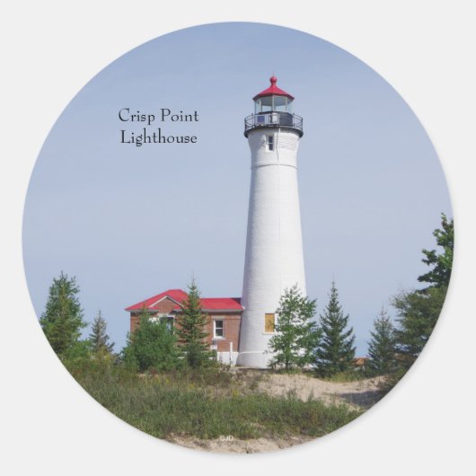 Crisp Point Lighthouse & building sticker (Voorkant)