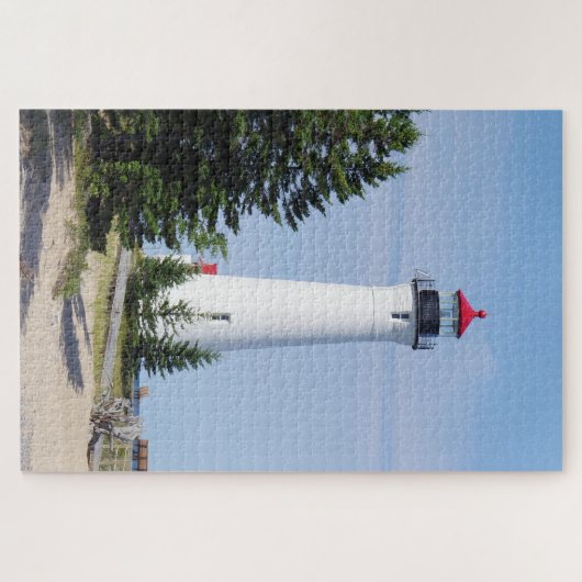 Crisp Point Lighthouse Legpuzzel (Horizontaal)
