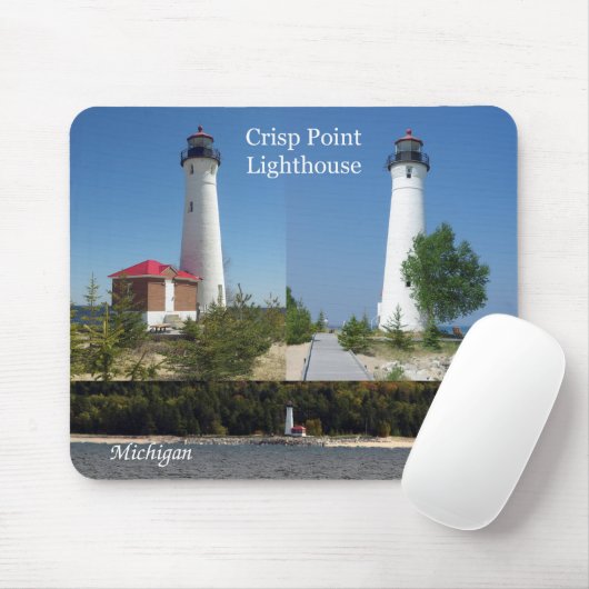 Crisp Point Lighthouse mousepad Muismat (Met muis)