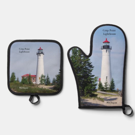 Crisp Point Lighthouse Ovenwant & Pannenlap Set (Voorkant)