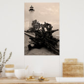 Crisp Point Lighthouse Poster (Keuken)