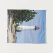 Crisp Point Lighthouse wandtapijt Wandkleed (Voorkant (horizontaal))