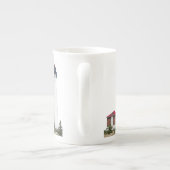 Crisp Point Vuurtoren uitsnijding bot china mok (Achterkant)