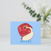 Crisp Red Apple Briefkaart (Staand voorkant)