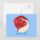 Crisp Red Apple Briefkaart (Voorkant / Achterkant)