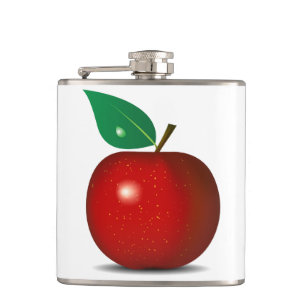 Crisp Red Apple Flask Heupfles