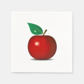 Crisp Red Apple Paper Napkins Servet (Voorkant)