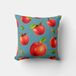 Crisp Red Apples Pattern Kussen