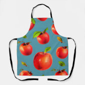 Crisp Red Apples Pattern Schort (Voorkant)